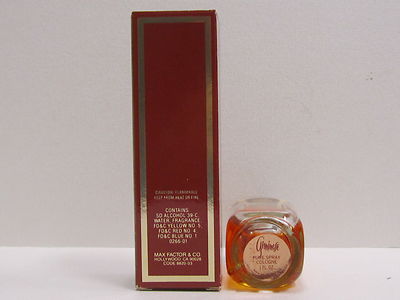 Geminesse by Max Factor Women 1 oz Pure Cologne Spray New In Box