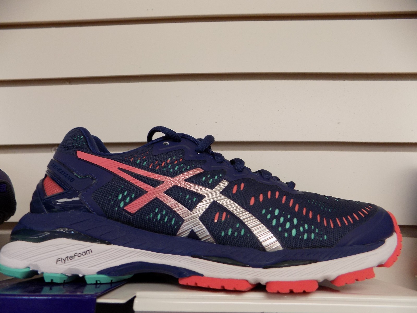 Asics Gel-Kayano 23 Purple Coral Mint Green Running shoes Womens Asics Gel-Kayano 23 Purple Coral Mint Green Running shoes Womens
