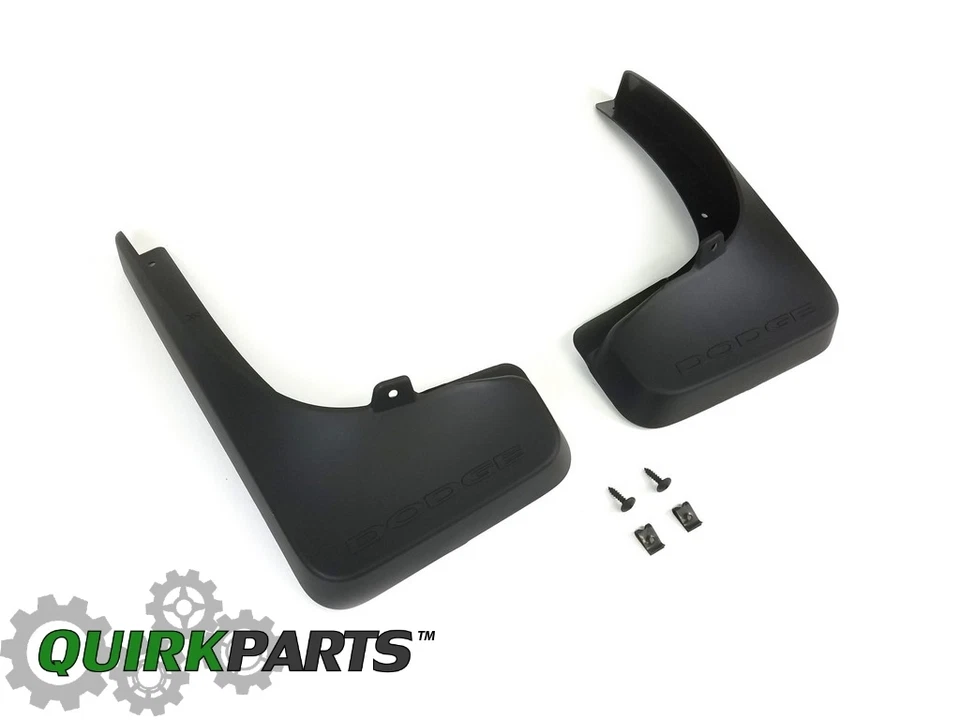 2011-2015 Dodge Avenger Rear Molded Splash Guards Mud Flaps MOPAR NEW 82212512 - Image 3 of 4