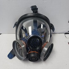 Full Face Gas Mask Respirator Unbranded Painting Spraying Medium Work  Grey