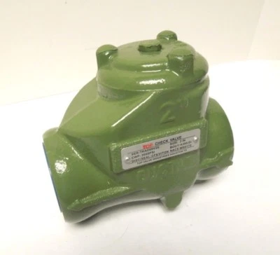 ZSPEC SWING CHECK VALVE 2" NPT 2000 CWP DUCTILE IRON SCREWED CAP NACE DI05091111VITON