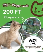 My Cat Playgrounds 6' x 200' Cat Fence Kit