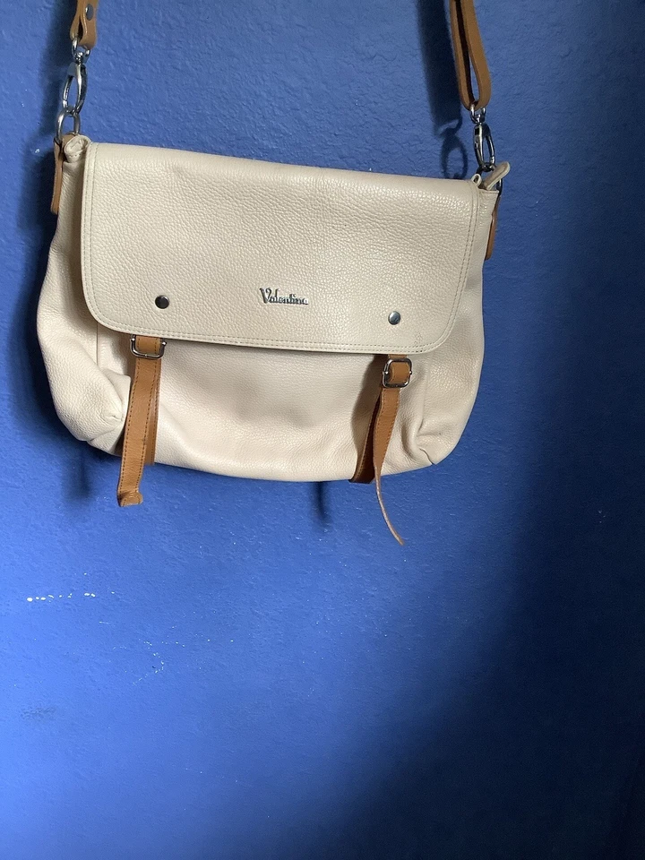 Bolso Bandolera Bolso de Hombro Valentina Italia Cuero Guijarro Foto 3 de 4