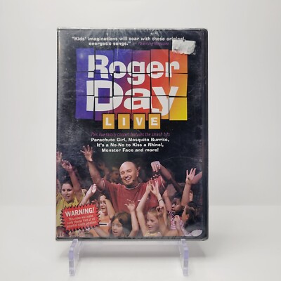 New & Sealed DVD ROGER DAY LIVE 2003 KIDS FAMILY CONCERT MUSIC