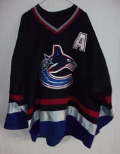 (VANCOUVER CANUCKS) Murray Baron game-worn Koho jersey with "A" (2000-01 season)