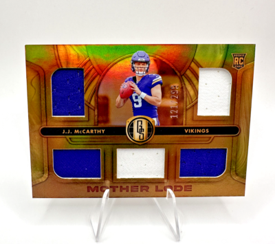 JJ McCarthy 2024 Panini Gold Standard ? Mother Lode Patch Rookie 