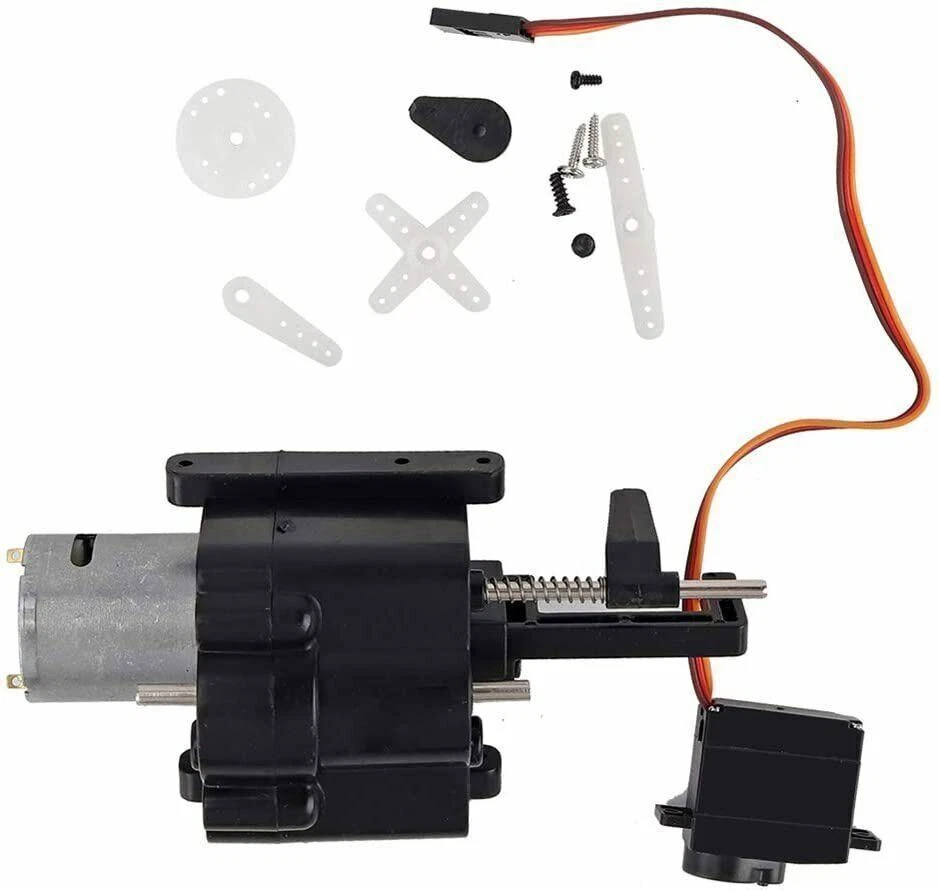 Split-Transfer-Getriebe 370 Motor Modelle Teile RC Car für WPL B14B16 B24 1 / 16 - Bild 3 von 4