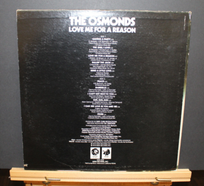 33 LP Vinyl Album Record The Osmonds 