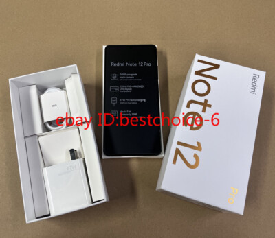 Xiaomi Redmi Note 12 Pro 5G 128/256GB Unlocked 1080 Octa Core 120Hz 67W Charging