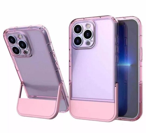 Shockproof Clear Stand Phone Case For iphone 15 Pro Max 14 12 11 SE 2022 7 8 - Picture 16 of 22