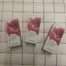 3 x Chantecaille L'Huile a la Rose de Mai Face Oil Sample Mini 4ml each NIB