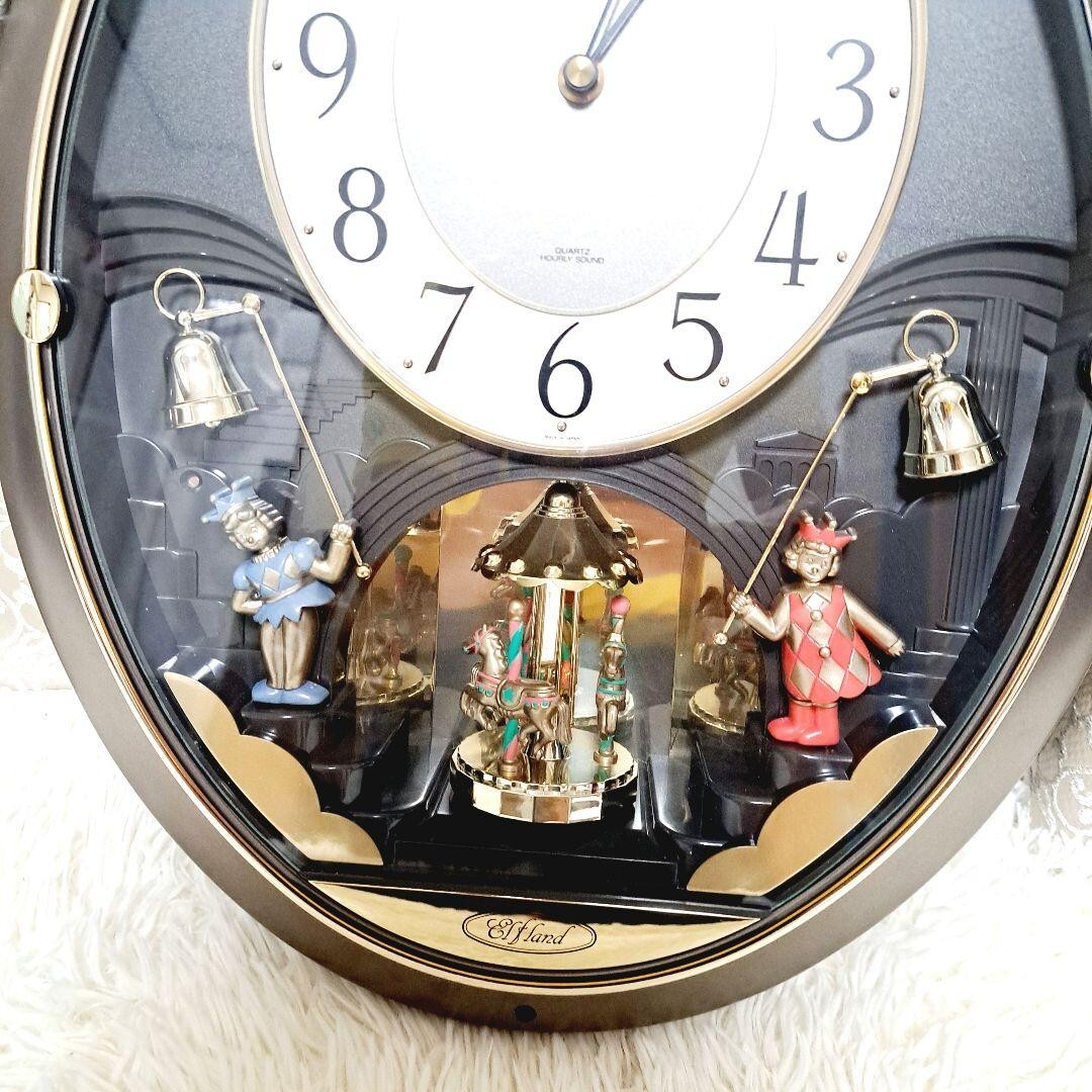 RHYTHM メロディーチャイム 4MH706 Small World RHYTHM メロディーチャイム 4MH706 Small Worldリズム時計