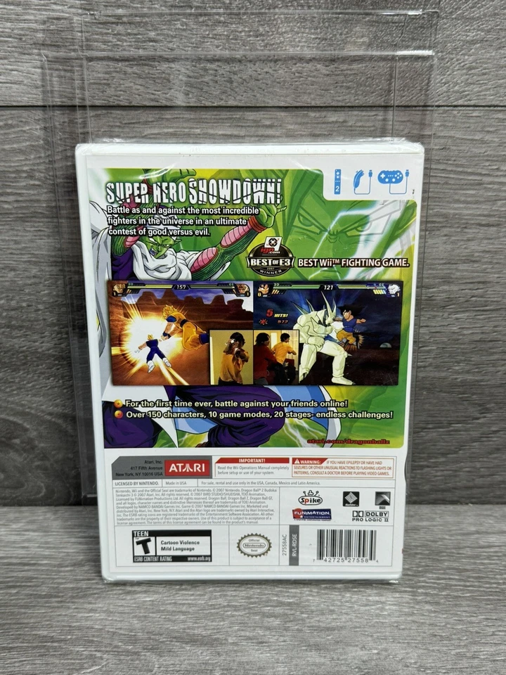 Dragon Ball Z: Budokai Tenkaichi 3 (Nintendo Wii, 2007) NEW SEALED! - Image 2 of 4