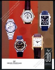 2006 Girard Perregaux Loreato etc 5 watch photo vintage print ad