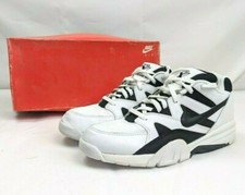 VINTAGE 1994 Nike Cross Field Trainer White Deadstock - Size UK 12 EU 47.5