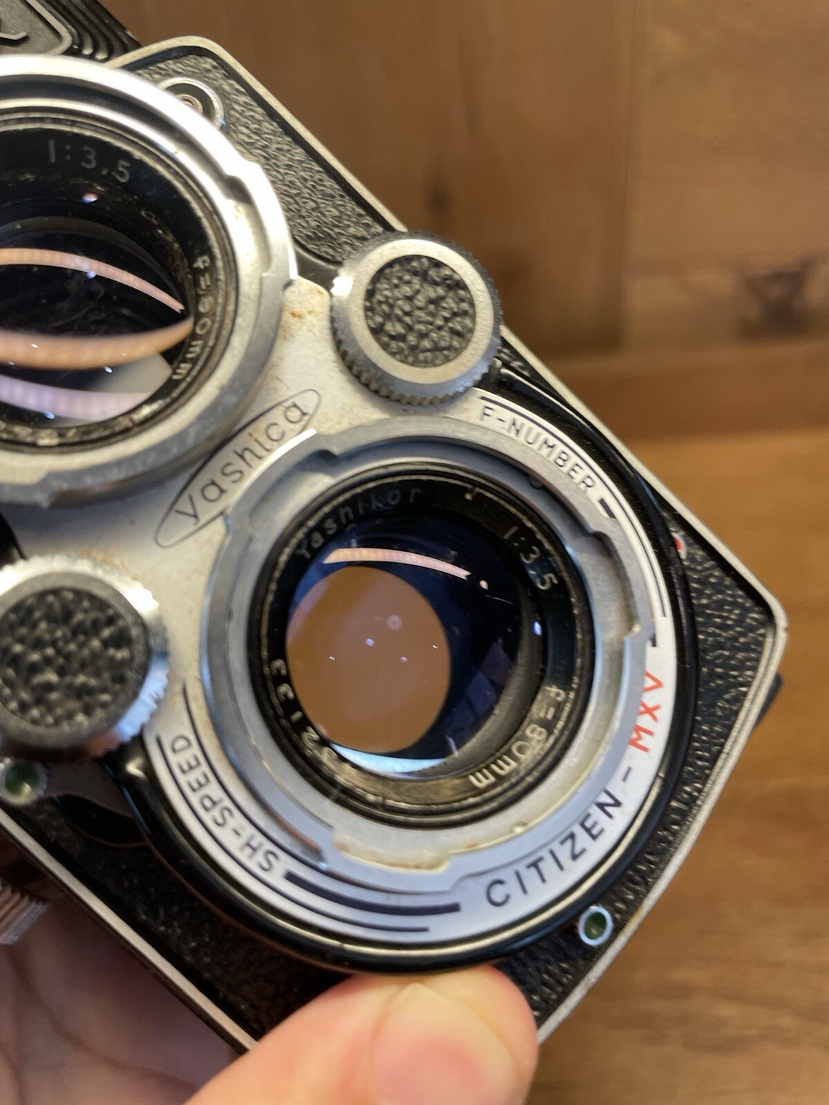 *Rare : Near Mint ++* Yashica Yashicaflex New AS TLR Camera Citizen MXV Shutter