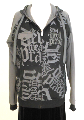 THE DEVIL WEARS PRADA BAND MERCH ZIP UP REVERSIBLE HOODIE BRAND