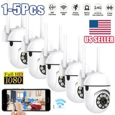 1-5X Wireless WiFi Security Camera Smart outdoor Night Vision 1080P No adapter 