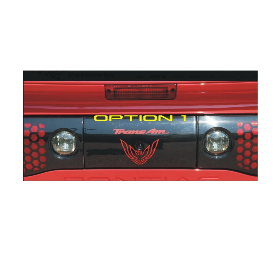 CALCOMANÍAS DE PANEL DE LLENADO DE LUZ TRASERA PARA PONTIAC TRANS AM 93-02 Foto 2 de 4