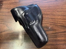 Don Hume H901 SH No 7-4 Adjustable Sights Black Leather Duty Holster Left Handed