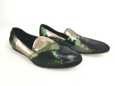 Prada Camouflage Sequin Evening Loafer Size 10