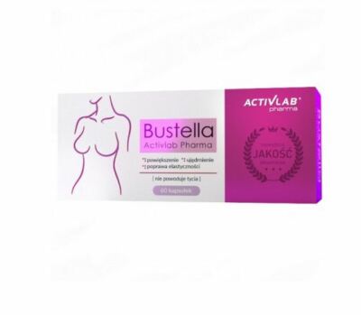 BUSTELLA Activlab 60 Kaps. strafft, vergrößert die Brüste Pflanzenextrakte BRUST