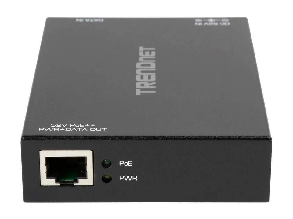 TRENDnet Gigabit Ultra PoE+ Injector, Supplies PoE (15.4W), PoE+(30W) Or Ultra P - Image 4 of 4