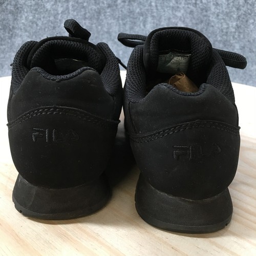 Fila Shoes Youth 1.5 Running Sneakers Black Lace Up Round Toe Comfort Low Top - Picture 6 of 16