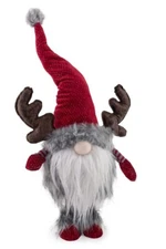 GNOME VERN BOSTON INTERNATIONAL  RED DANCING REINDEER HAT GNOME-SO CUTE-SALE!!!