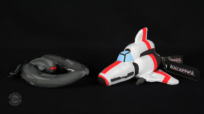 Battlestar Galactica Plush Cylon Rider and Viper 2 Stück Raritäten neu ovp