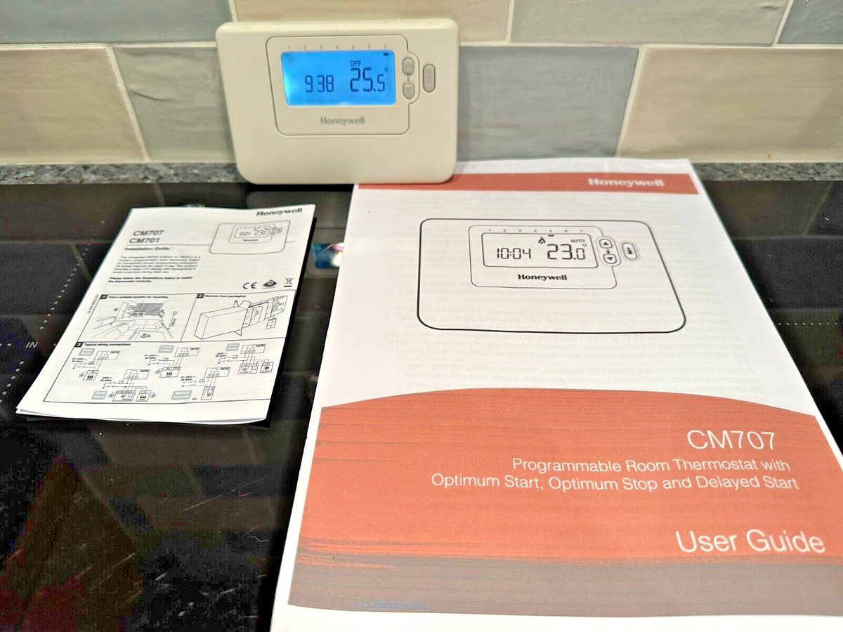 HONEYWELL Home CMT707, CM707 7 Day Programmable Room Thermostat, Mint  Condition | eBay