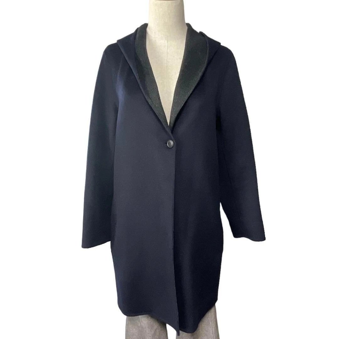 Uniqlo hooded wool coat discount