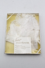 Vintage Baby's First Bonnet Go Baby Go in Original Box