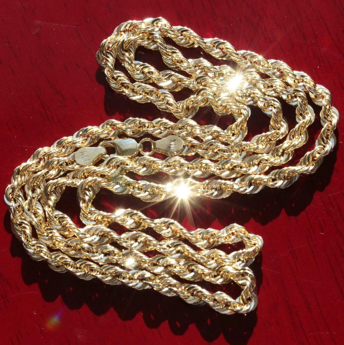 10k 417 yellow gold necklace 24.0