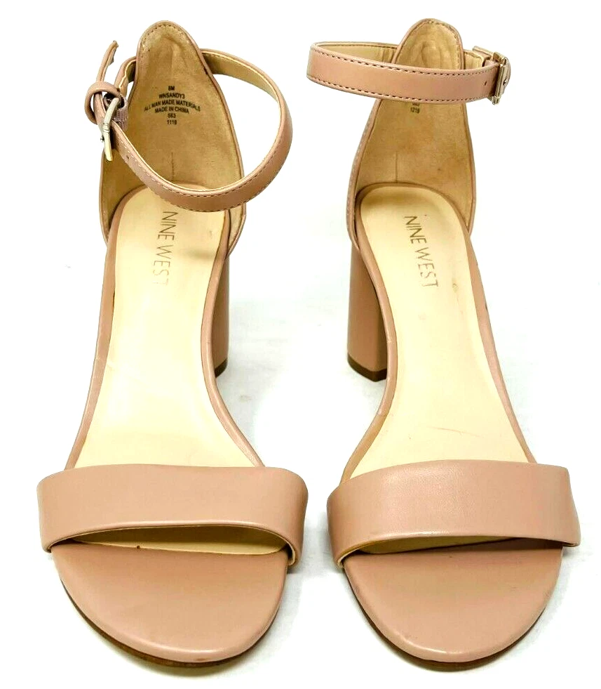 Amazon.com | NINE WEST Gogo Pink 8 M | Heeled Sandals