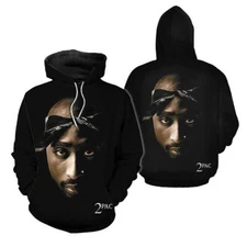 2Pac Rapper 3D Hoodie Hoodie 3d - all printed,so hot