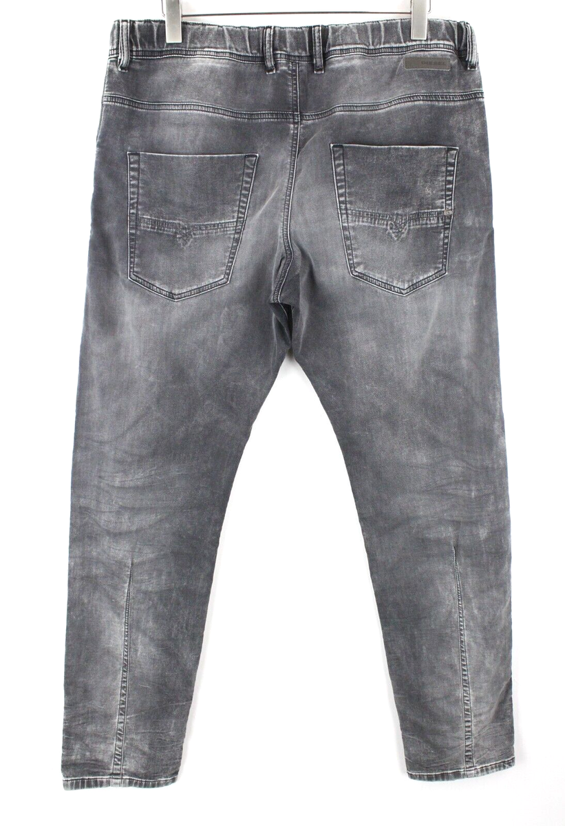 DIESEL Krooley-NE 0855B Men Jeans W38 Jogg Sweat Stretch DIESEL Krooley-NE 0855B Men Jeans W38 Jogg Sweat Stretch