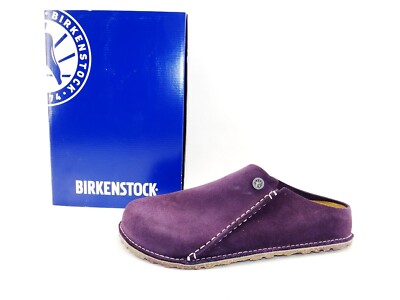 Birkenstock ZERMATT Hauschuhe Sandalen Slipper Leder Dark Berry Gr.43 Normale W.