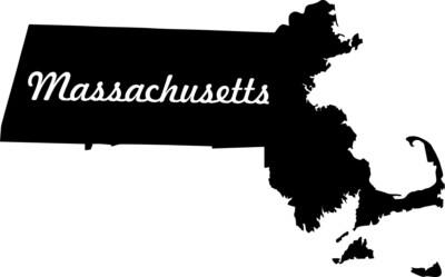 2x Auto Aufkleber '' MASSACHUSETTS '' US Bundesstaat 11 cm Vinyl Sticker konturg.