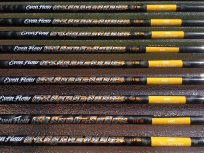 New Evenflow Riptide Black 5R Driver Shaft Grip & Taylormade Adapter Installed