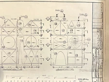 Disneyland It's A Small World Blueprints 1966