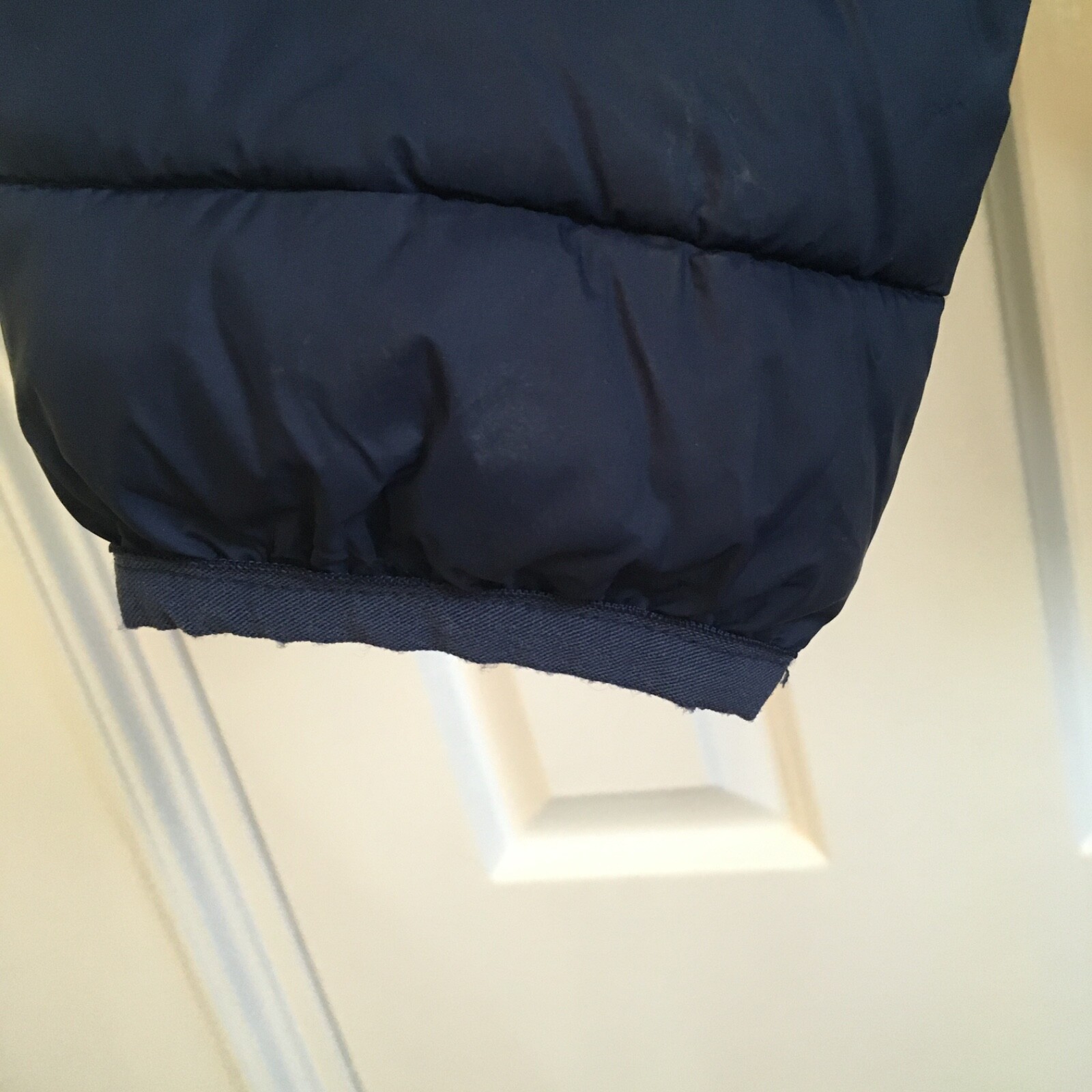 amazon basics lightweight puffer jacket navy s euc - image 4