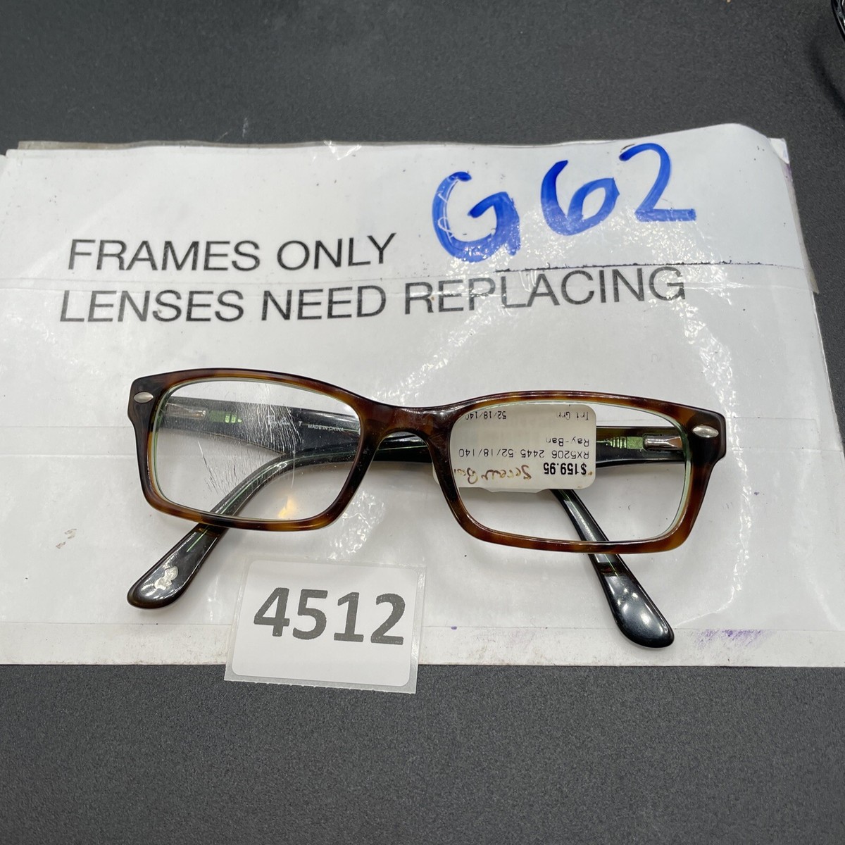 Ray-Ban Eyeglasses Women RB 5206 2445 Tortoise/Green Full  display picture 3