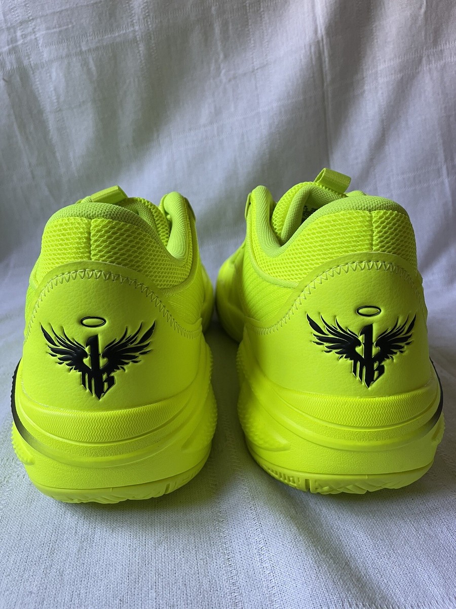 RARE Puma Court Rider 1 LaMelo Ball Yellow Basketball Shoes  display picture 1