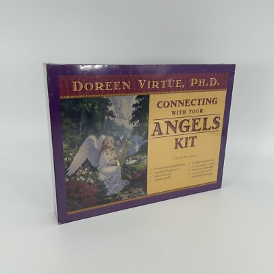 Doreen Virtue Connecting With Your Angels Kit Guide Book Oracle Cards NEW Sealed