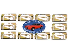 65-69 GM Front Windshield Rear Window Reveal Moulding Molding Trim Clips 10pcs K