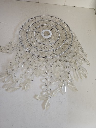 Vintage Beads Drop Chandelier Ceiling Light Shade - Picture 15 of 15