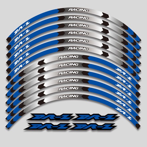 RIM STRIPES WHEEL DECALS TAPE STICKERS FOR SUZUKI DRZ400SM DR-Z 400SM 2005-2023 - Picture 10 of 13