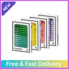 48Pcs Prepared Microscope Slides Specimen Animals Insects Plants Flowers Sample