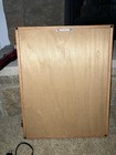 Glass Black Felt Oak Display Case With Brass Locking Latches 15” x 20” Wood Back — photo 5